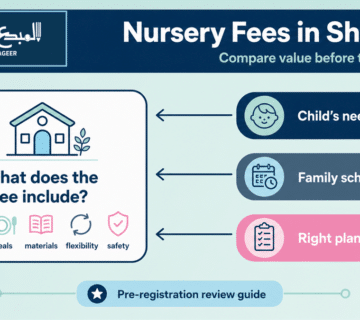 Nursery fees in Sharjah value comparison guide